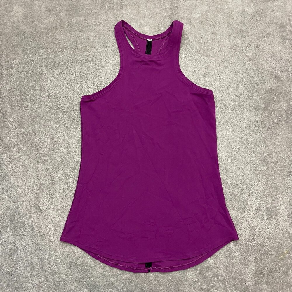 Lululemon Tank Top Womens Size 0 Racerback Purple Cool Athletic Yoga Training